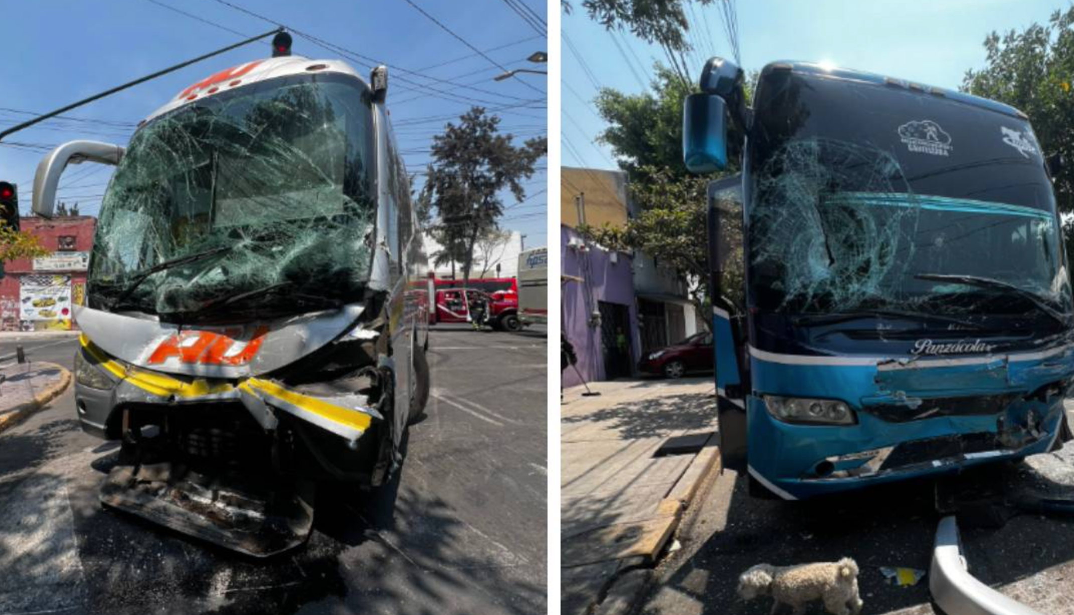 Choque entre dos autobuses en CDMX deja al menos 23 heridos